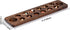 Set 17.3-Inch Yellow Mountain Imports Mancala with Solid Wood Board and Quartz Pebble Playing Pieces