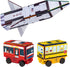 PicassoTiles Magnetic Tiles Building Blocks 64pc STEM Toy Set for Kids 3-in-1