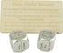 Date Night Dice, 2 Metal Dice, 36 Possible Date Nights, Great Fun Date Night Idea