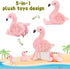 Animals-18in Mommy 4 MorisMos Plush Flamingo Stuffed Stuffed Flamingo with Baby Bird Toys for Girls Boys,Pink Bird