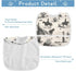 WELLDAY 5 Pack Baby Bibs for Boy and Girls Cotton Adjustable Newborn Bibs for Drooling & Teething, Wild West Cowboys