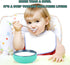 Oariips 6 Pack Stainless Steel Kids Bowls, Baby Bowls with Removable Silicone Shell, Anti Scald Toddler Snack Container