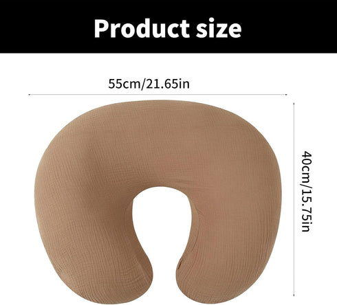Kangnice 2pcs/Set Removable Baby Feeding Pillow Case Newborns Breastfeeding Cushion Covers Detachable Sleeve for Boys