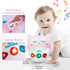 0-6-12 Baby Toys Months, Plush Owl Stuffed Animal Musical Toys with Light & Sounds, Infant Roly-Poly Sensory Toy, Baby
