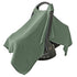 100% Organic Muslin Carseat Cover for Boys or Girls, Roman Green Baby Car Seat Cover