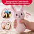 CuteZone 6-12 Set Baby Toys Months, Stuffed Animals for Babies, Soft Plush Forest Sensory Toy with Rattle, Crinkle