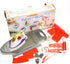 Set Set 3-5 PowerTRC Pretend Laundry Play Toy for Toddlers, Ironing Board Toy with Realistic Light & Sound Iron, Dryer