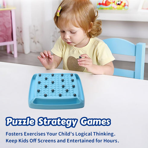 8-12 28pcs, 2-4 28) Magnet Game, Magnet Chess Game for Kids with Magnetic Board Games for Kids and Adults, Gifts