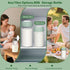 BDICOVE 10oz S1 S2 22oz 4 Packs Breastmilk Storage Bottles Collection Bottles, Wide-Neck Breast Milk Container