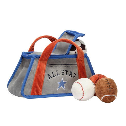Set Lambs & Ivy Baby Sports Interactive Plush Toy - Football/Basketball/Baseball