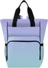 SPRIPORT Purple Green Gradient Diaper Bag Backpack for Baby Boys Girls Baby Essentials