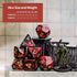 CiaraQ Polyhedral Dice Set (35 Pieces) with Black Pouches - 5 Complete Double-Colors Dice Sets for Dungeons and Dragons