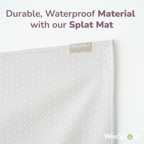 51 51 WeeSprout Baby Splat Mat for Kids, Large x Floor Playmat with Durable, Waterproof Surface and Non-Slip Bottom