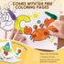 24 108 Ages1-3,2-4,4-8 Mess Free Beeswax Crayons for Toddlers, Colors Baby's First Washable Jumbo Crayon with FREE