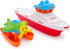 Toyland 17" 24 Floating Tugboat with Seaplane - Durable Water, Pool and Bathtub Toy for Kids Months Plus - Non-Toxic