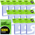 SEFOWG 5000ct Clear Card Sleeves for Trading Cards, Baseball Sports Soft Sleeves, Ultra
