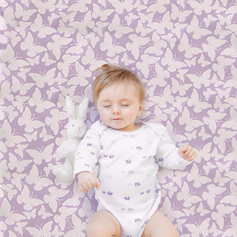 Set 3 Set, Set Wowelife Crib Bedding for Girls, Pieces Floral Butterfly Baby Girl Bedding Include Crib Comforter Fitted
