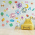 Ripeng 6 6 Inch Pcs Boho Nursery Decor Flower Daisy Wall Art Woven Macrame Wall Hanging Bohemian Flower Decor Daisy