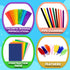Goody King Arts and Crafts Supplies for Kids, Craft Art Supply Jar Kit for Ages 4-10, Collage Arts Set for Toddlers