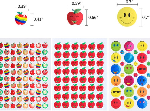 Coopay 7060 Pieces Teacher Stickers Mega Variety Pack for Kids, Reward Incentive Stickers for Classroom Supplies