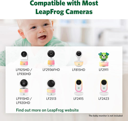 LeapFrog Setup Floor Stand Accessory, Compatible with Most Cameras, Adjustable Camera Mount for Crib, Secure and Stable