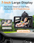 Wkzay 7-Inch 1080P Setup 0-3 Car Camera for Baby: AHD Display with Real-Time Monitoring - Clear Night Vision Easy