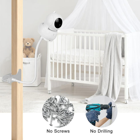 VIKOBESS VM901/VM928/RM7766/RM7764/RM5764/RM5754 Baby Monitor Mount for VTech Baby Monitor, Flexible Baby Camera