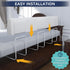 FigTime 59", 3-Bracket) Bed Bumper for Toddlers, Foam Bed Rail for Toddlers, Toddler Bed Rail Bumper, Soft Safety Bed