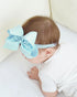 jollybows 20pcs Baby Girls Grosgrain Ribbon Hair Bows Headbands, 6" Elastic Hair Accessories (Multicoloured)