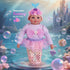 17-Inch 3+ 4 5 6 7 8 9 BABESIDE Mermaid Baby Doll - Realistic Soft Baby Dolls with Playful Mermaid Tail & Accessories