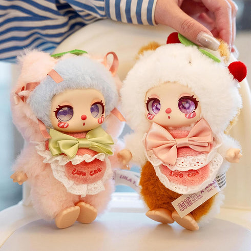 Meokro V4 8'' 1pc Liila Liila's Chef Kitten Series Plush Doll Box, Cute Stuffed Animal Mystery Collectible Toy, Trendy