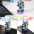 Rainbow Kinetic Spinning Desk Fidget Ball - Metal Stress Relief Toy for Adults