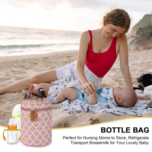 Accmor Insulated Breastmilk Cooler Tote Bag for Nursing Moms