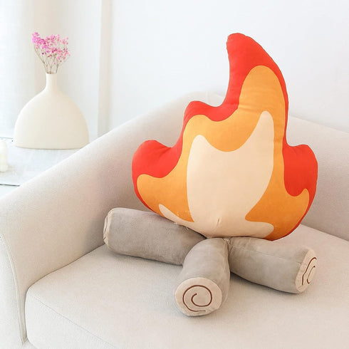 Fun Campfire Plush, Simulation Flame Plush Toys for Outdoor Camping Room Decoration, Gift for Kids