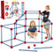 SpringFlower Fort Building Kit for Kids - 100 Pcs STEM Construction Toys for Indoor & Outdoor Creative Play