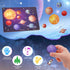 Upgrated Solar System Puzzle for Kids 3-6 - Wooden Space Toys for Preschool Learning Activities, Gift
