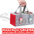 Carrying Case for Tonies Starter Set - Storage Bag for Tonies Figurine, Red Felt Cloth Toy Bag
