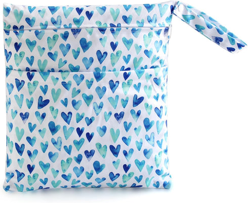 Waterproof Wetbag, Wet Bags for Baby Cloth Diapers and Soiled Clothes, Reusable