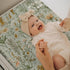 Summer 32''16'' Vintage Wildflowers Baby Changing Pad Covers for Boys Girls Retro Plant Fitted Change Table Pad Covers