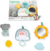 Ingenuity Calm Springs Soothing Essentials Gift Set - Musical Toy, Rattle, Mirror, 2