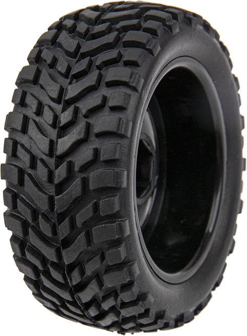 12mm Hex Rubber Tires & Plastic Wheel Rims with Foam, 75mm/2.95'' for HSP Tamiya HPI Kyosho 1/10 Touring Car, WLtoys