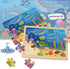 Wooden Puzzles for Kids Ages 3-5 - 6 Packs 24 PCs Jigsaw Puzzles - Educational Brain Teaser Toys