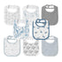 GLLQUEN BABY Muslin Drool Bibs, 8 Pack Adjustable Baby Bibs for Boys & Girls, Soft Cotton Bandana Bibs (Toucan)