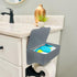 1 Pack Bathroom Wipes Holder Dispenser with Shelf Restroom Organizer & Wipe Holder for Bathroom Tool Free Wall Mounted