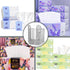 fernfern Kitchen Wipes Storage Box,Wall Mounted Flushable Wipes Holder,Clear Wipes Dispenser Wipe Tissue Storage Box