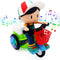 Tipmant Baby Toddler Electric Tricycle Toy, Cartoon Motorcycle Vehicle with Music and Lights, Kids Birthday Gifts
