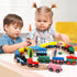 31 Set 15 10 Set Set Joqutoys PCS Wooden Train Cars - Magnetic Train Includes Cars, Bonus Connectors & Storage Bag