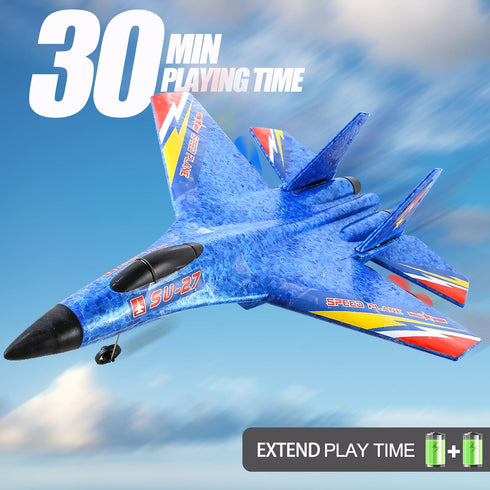 Foam Remote Control Airplanes,RC Plane Fighter Jet,Hobby Toys Plane Gifts for Teen Men