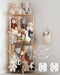 POIKSHARK Corner Stuffed Animal Storage & Organizer, Wooden Cute Animal Holder with