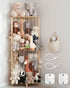 POIKSHARK Corner Stuffed Animal Storage & Organizer, Wooden Cute Animal Holder with